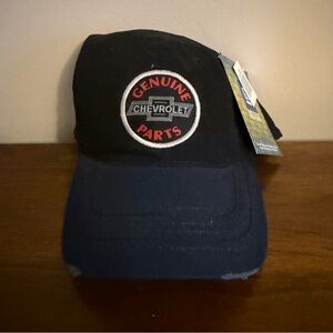Chevrolet Genuine Parts Navy Blue Cap Vintage NEW